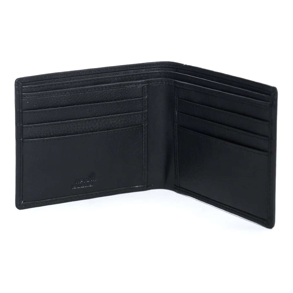 BOXED BLACK LEATHER WALLET - Image 2