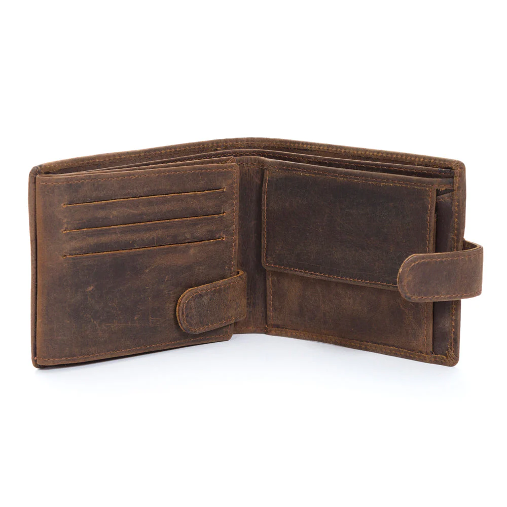 BOXED CREST LEATHER WALLET - Image 2