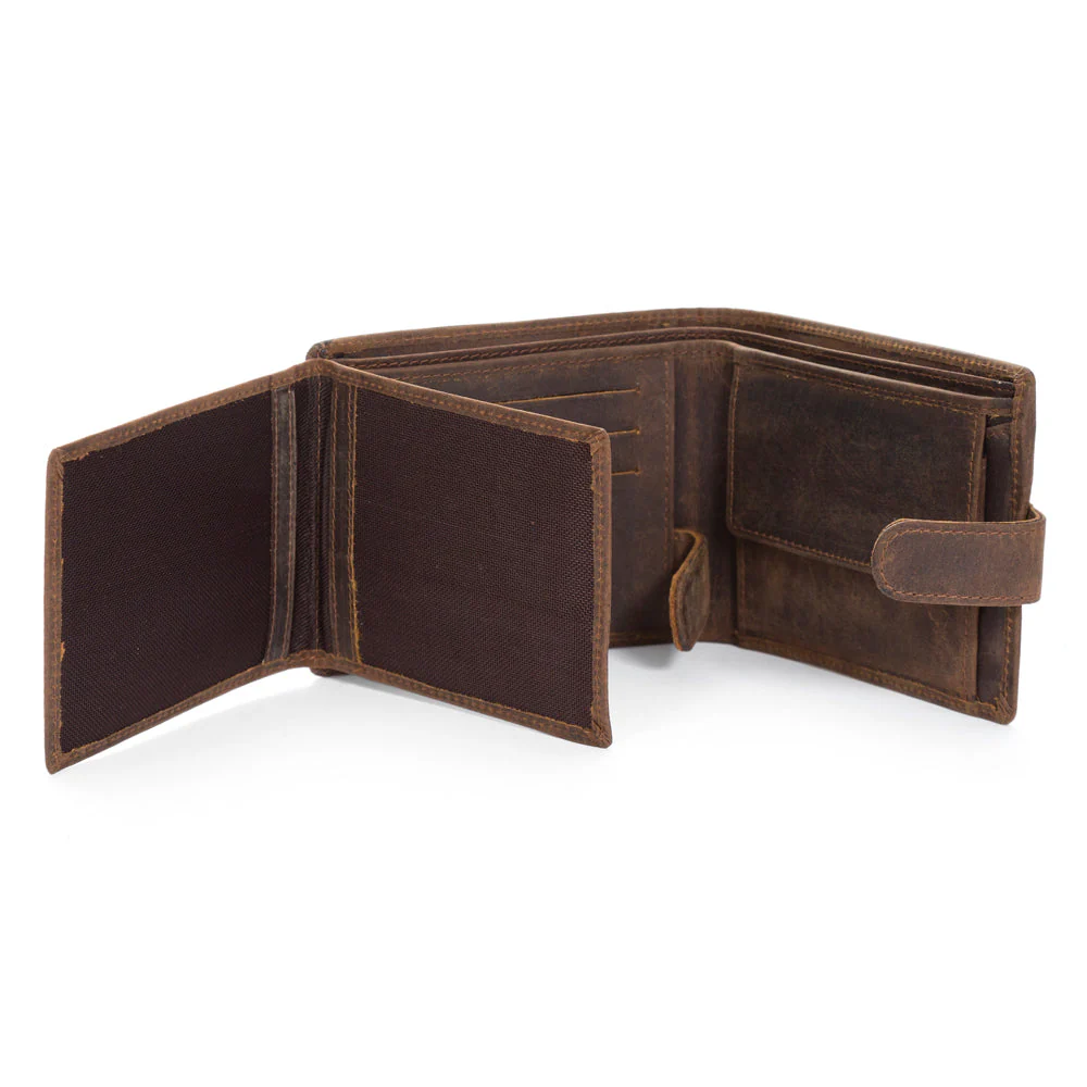 BOXED CREST LEATHER WALLET - Image 3