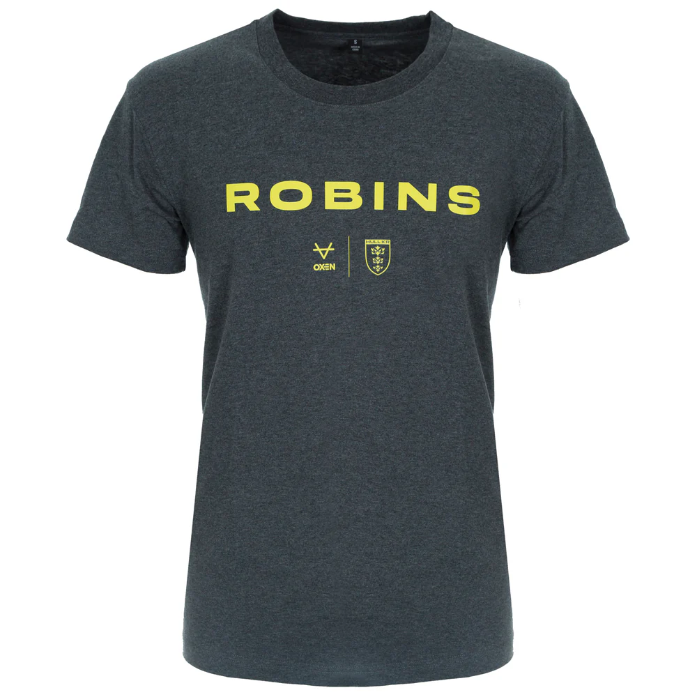 CHARCOAL COTTON TEE