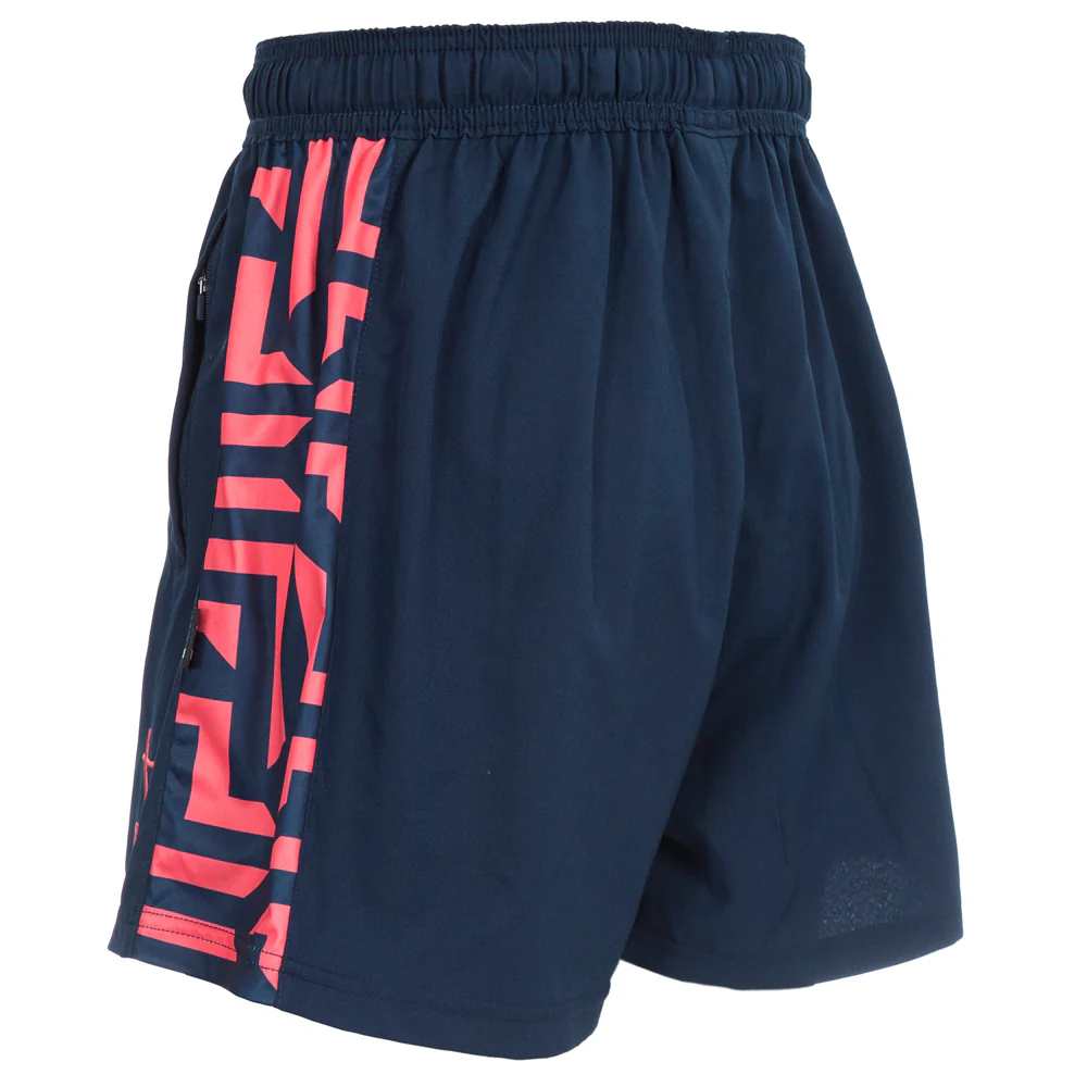 JUNIOR NAVY / CORAL TRAINING SHORTS - Image 3