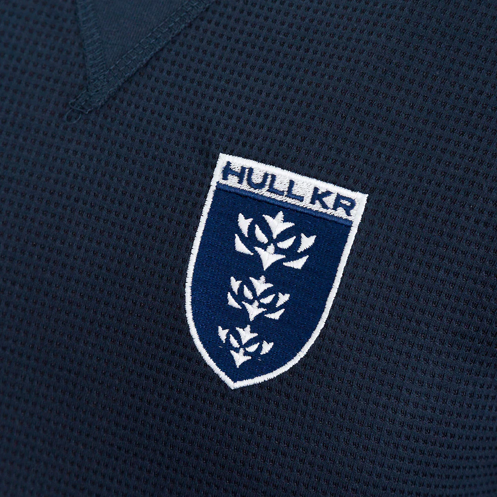 NAVY CREST WAFFLE TEE - Image 2