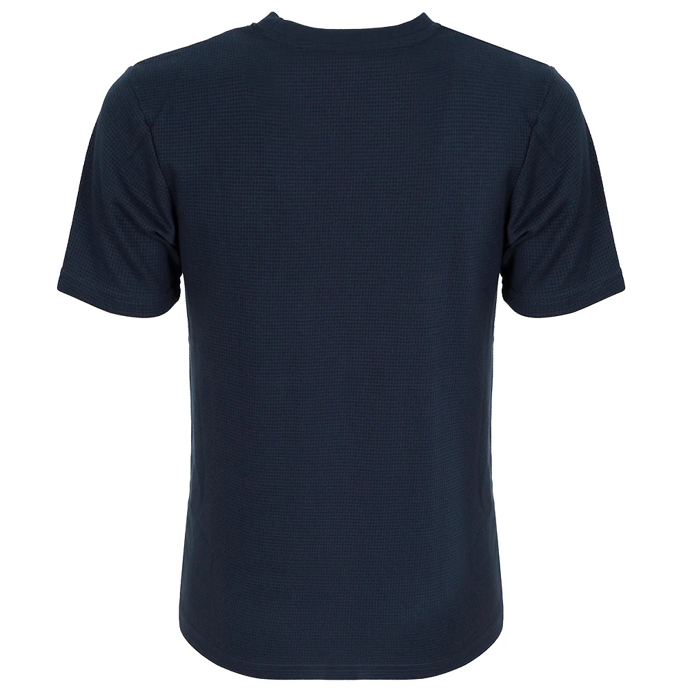 NAVY CREST WAFFLE TEE - Image 3