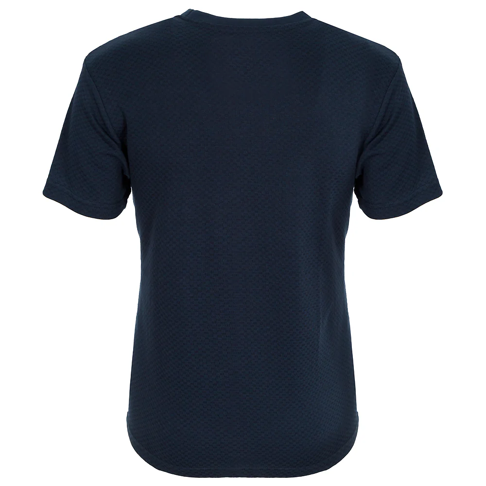 NAVY ICON WAFFLE TEE - Image 3