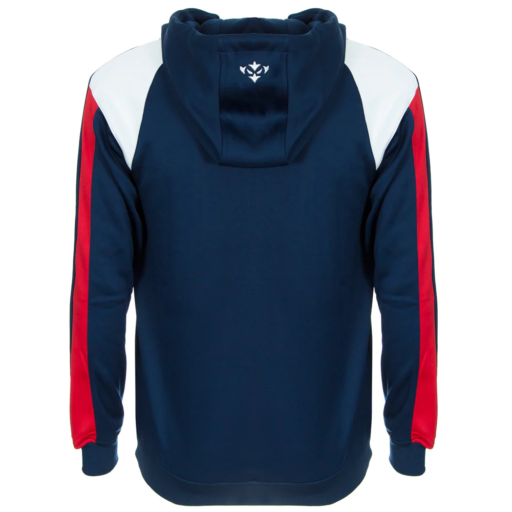 NAVY LEISURE LADIES FZ HOODY - Image 3