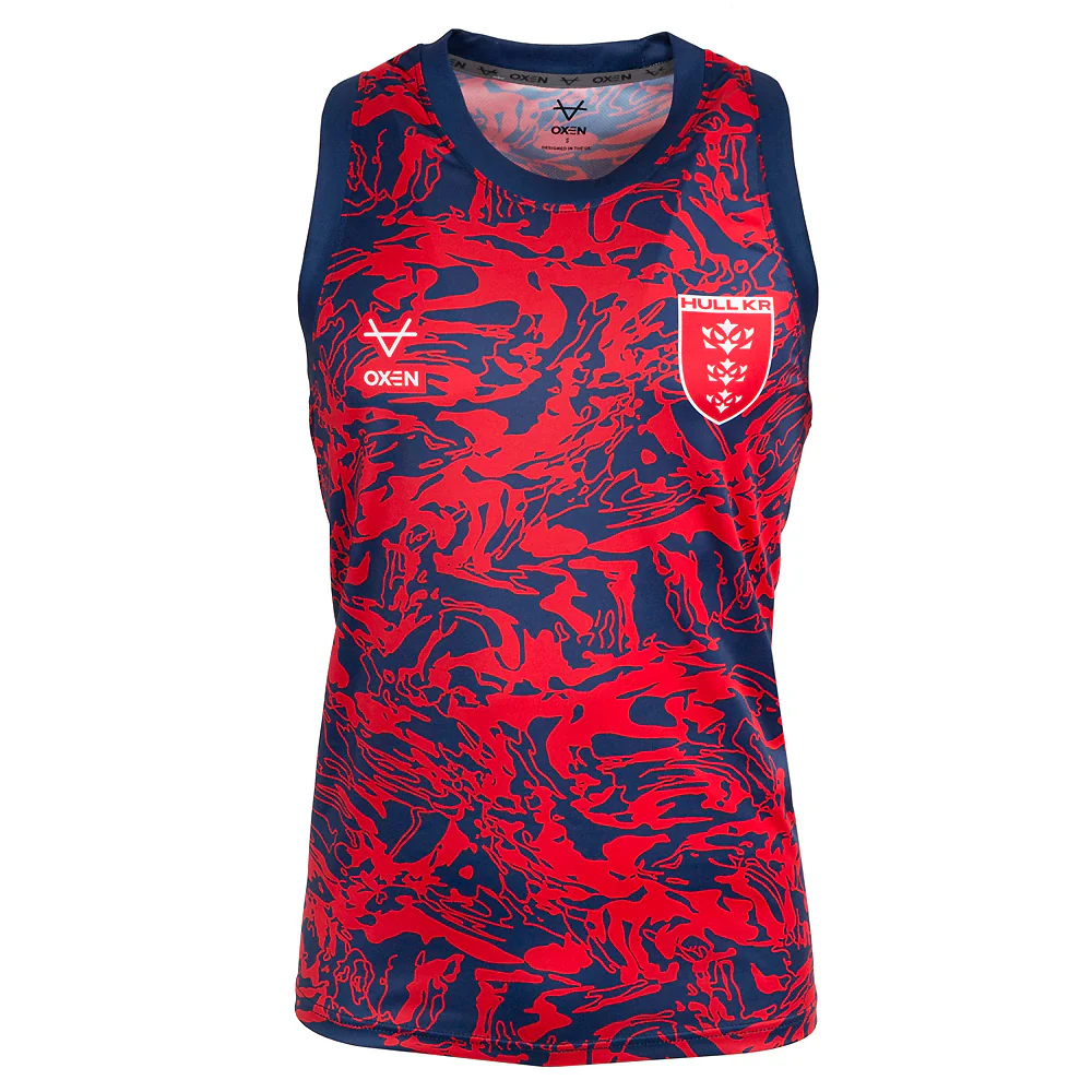 NAVY/RED OXEN SWIRL SINGLET