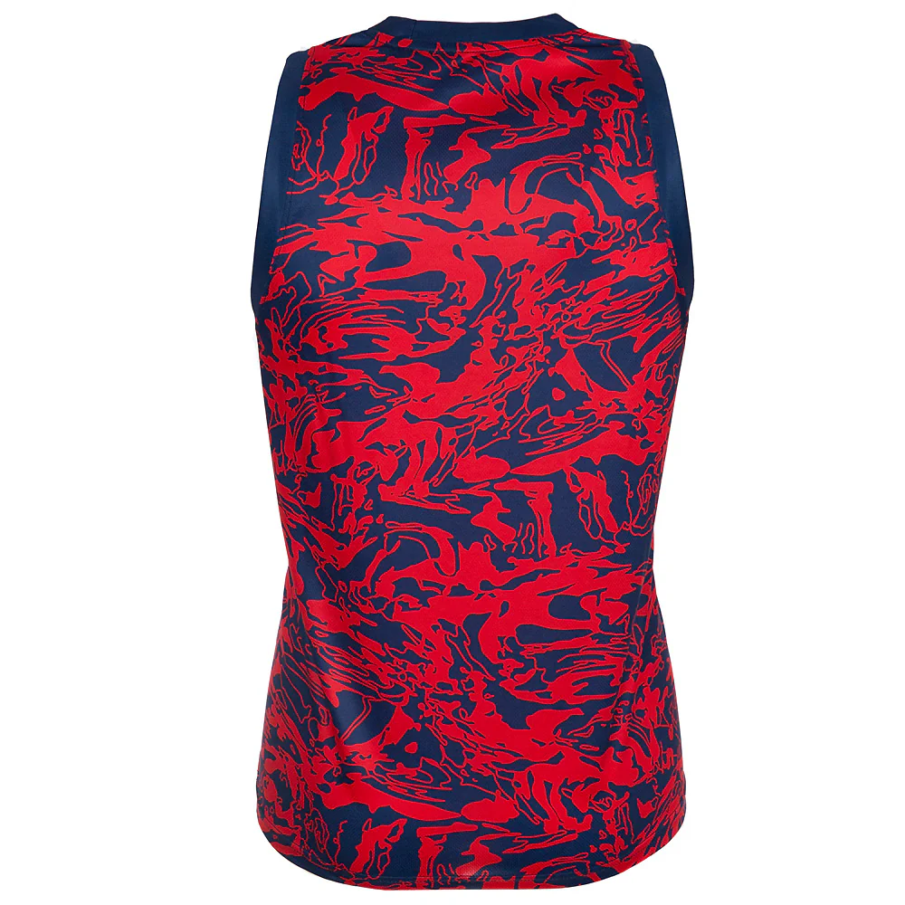 NAVY/RED OXEN SWIRL SINGLET - Image 3