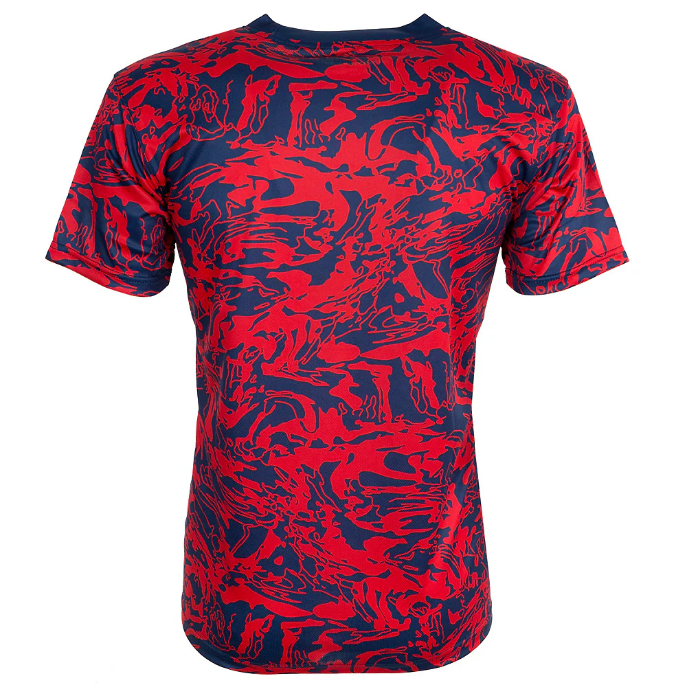 NAVY/RED OXEN SWIRL TEE - Image 3