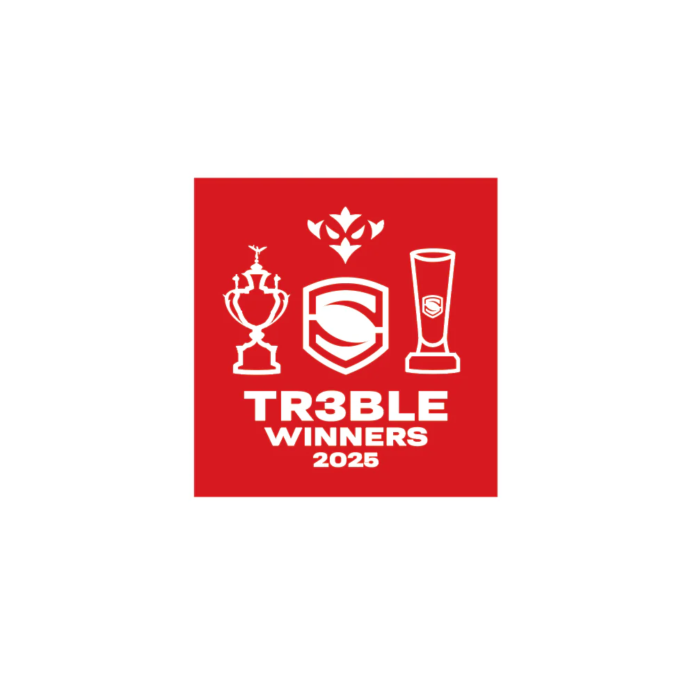 TREBLE WINNERS CAR STICKER