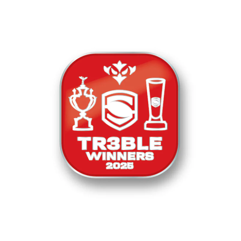 TREBLE WINNERS  PIN BADGE