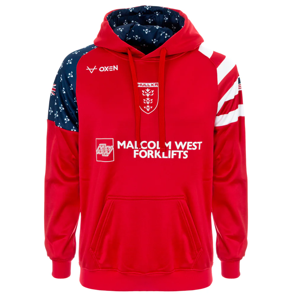 HULL KR USA RED O/H HOODY