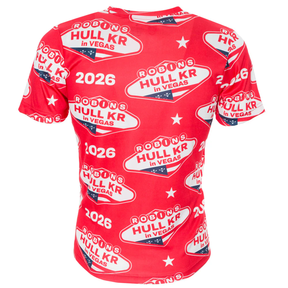 HULL KR USA JUNIOR HAWAIIAN RED TEE - Image 3