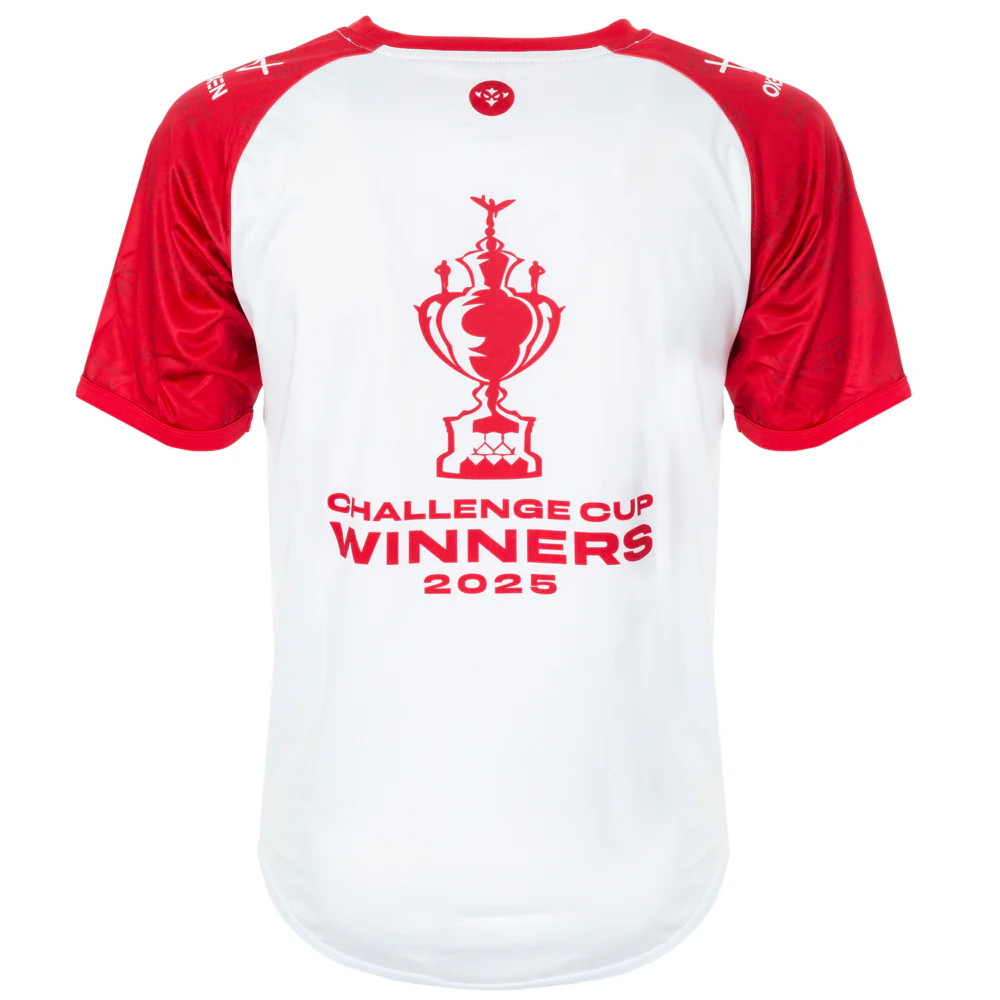 WHITE JUNIOR WINNERS CREST TRAINING TEE - Image 2