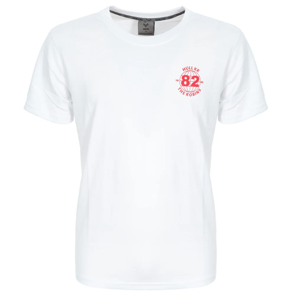 WHITE ROBINS PRINT TEE